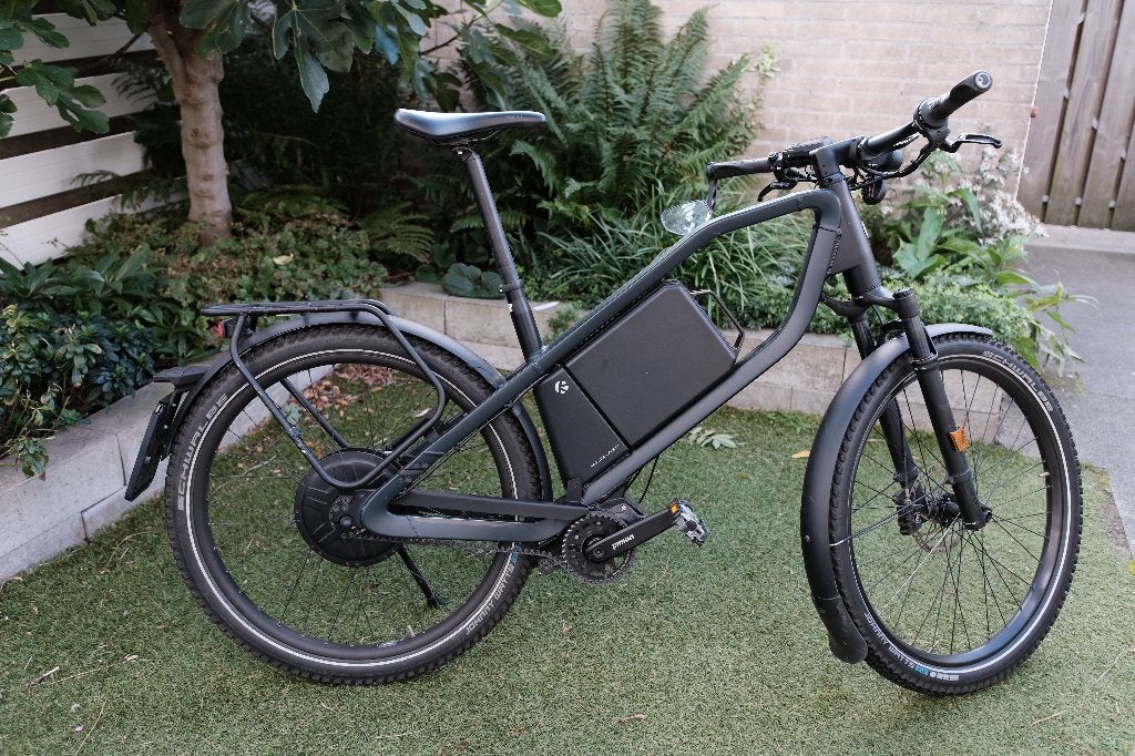 Klever X Pinion 1200 Wh 45km/h speed pedelec incl. slot+helm, Gebruikt, 59 cm of meer, 50 km per accu of meer, Ophalen