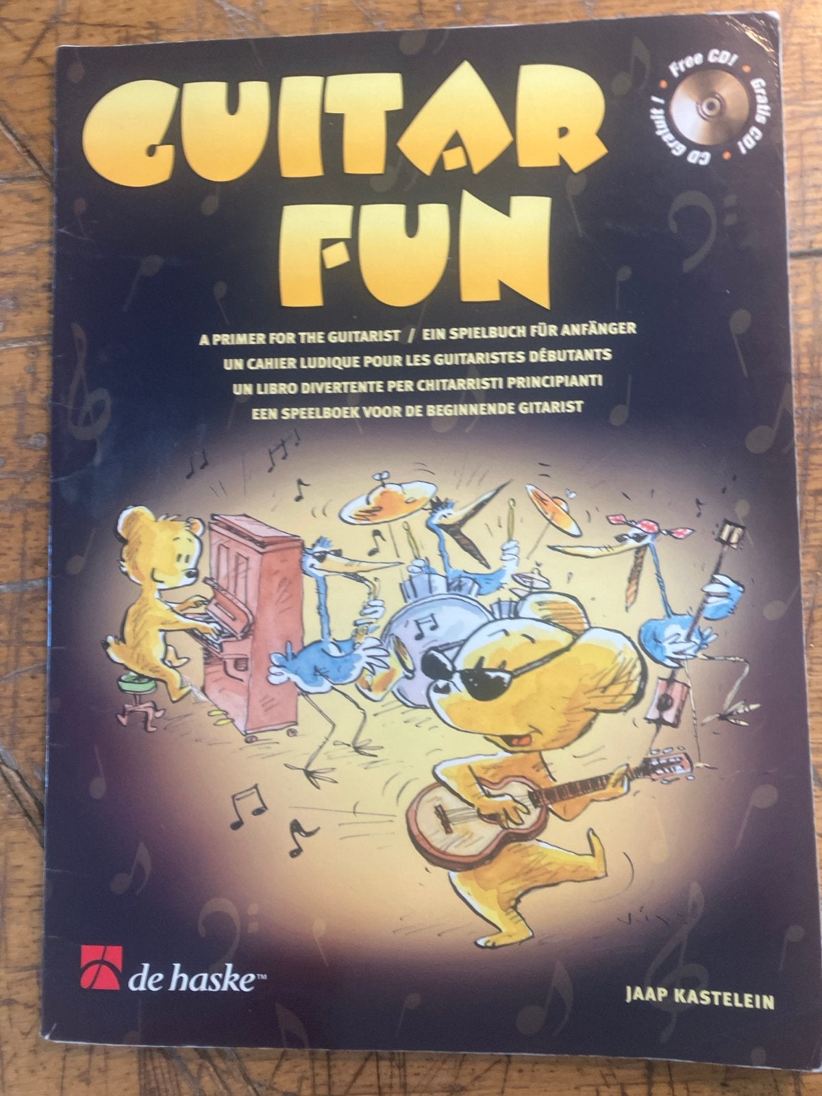 Gitaar Fun - Speelboek voor de beginnende gitarist (met CD), Muziek en Instrumenten, Ophalen of Verzenden, Gebruikt