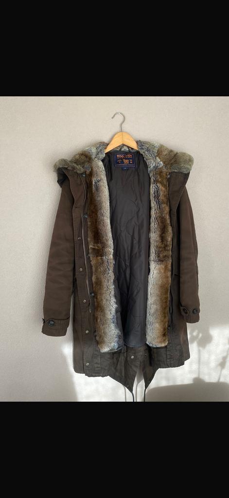 Woolrich John Rich & Bros jas, Kleding | Dames, Jassen | Winter, Ophalen of Verzenden, Zo goed als nieuw, Maat 38/40 (M), Bruin