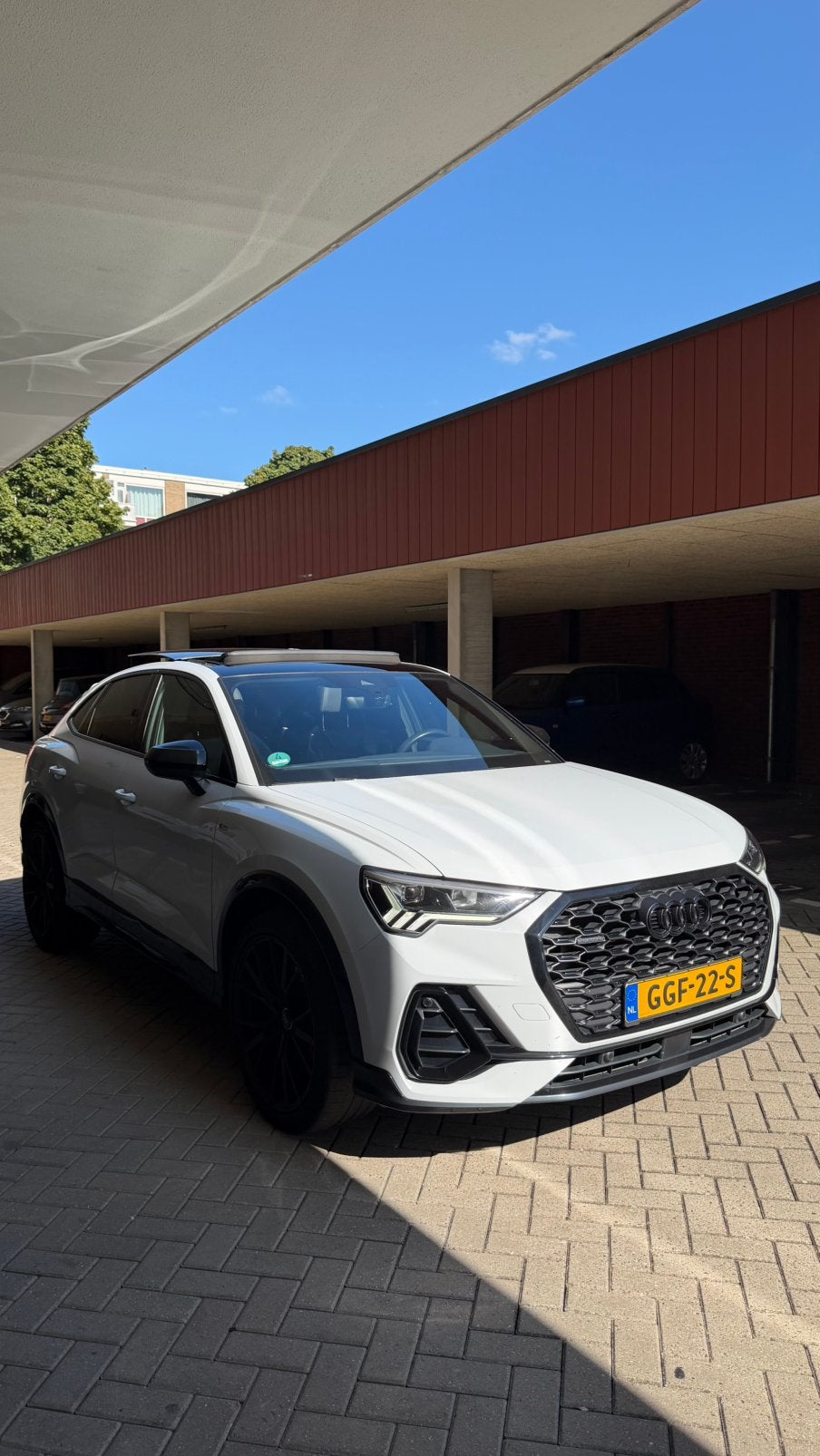 Audi Q3 sportback 40 tfsi | S line | Quattro, Auto's, Audi, 1984 cc, Wit, Vierwielaandrijving, Particulier