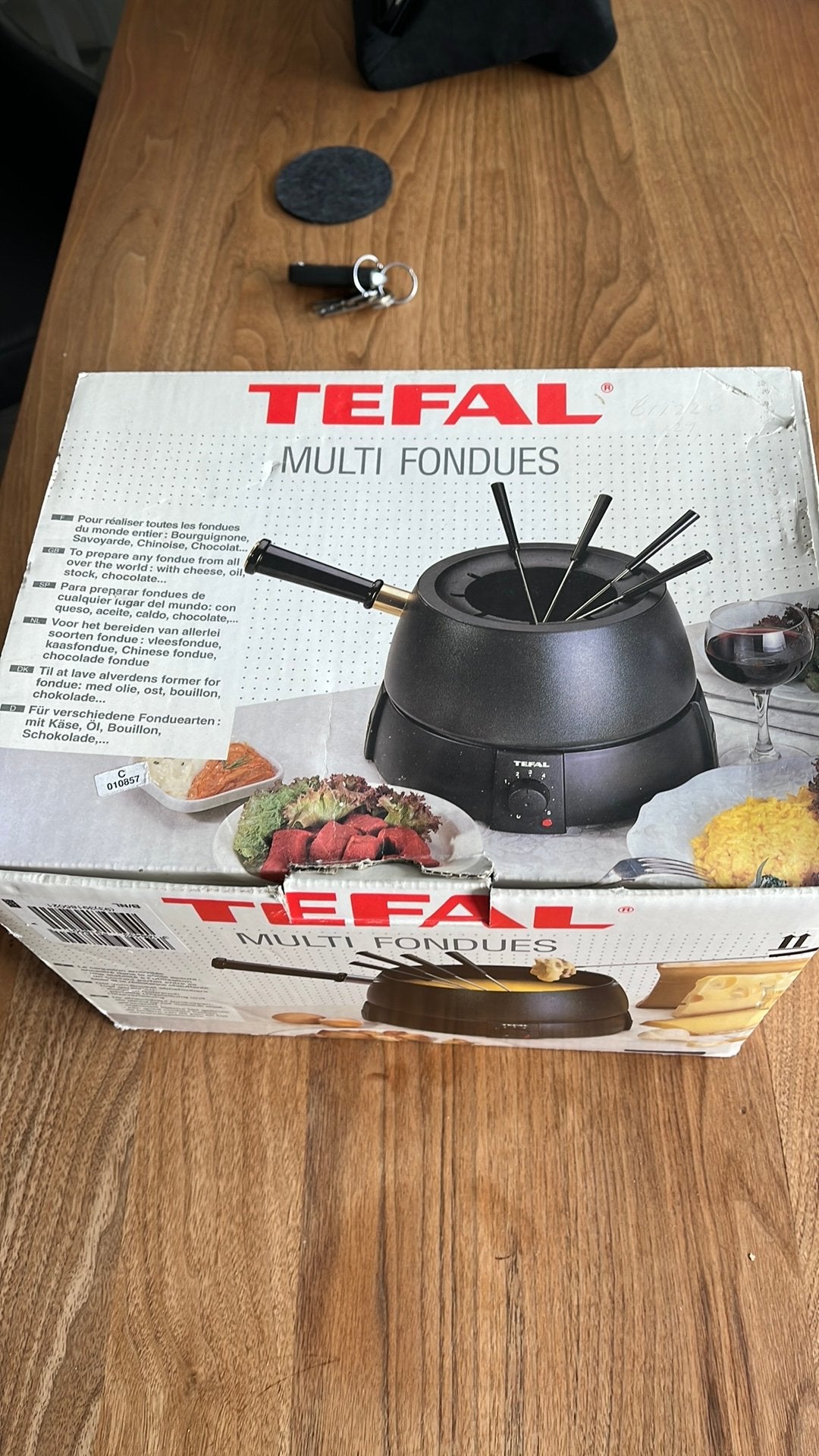 Fonduepan Tefal, Ophalen of Verzenden, Zo goed als nieuw, 4 t/m 7 personen