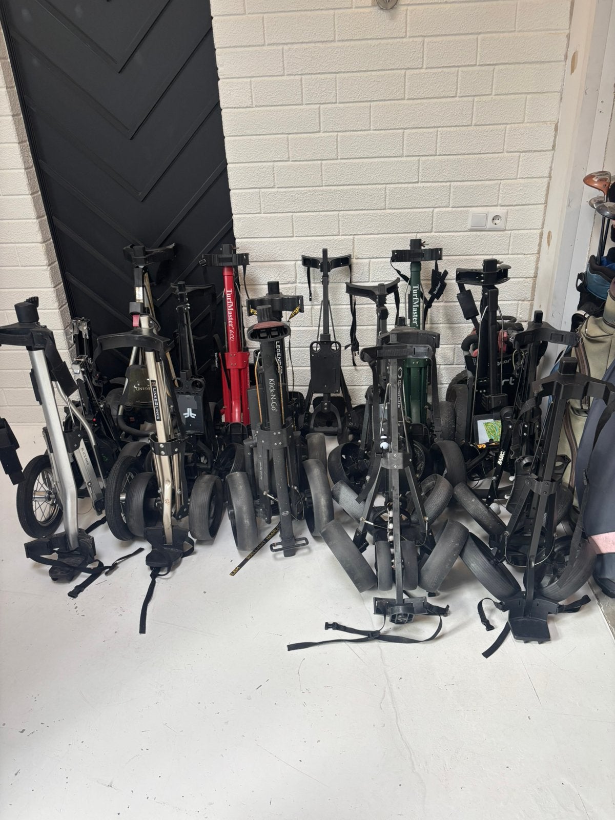Verschillende Golftrolleys | 2 Wielen | €20 p.s, Sport en Fitness, ., Overige typen, Ophalen of Verzenden, Zo goed als nieuw