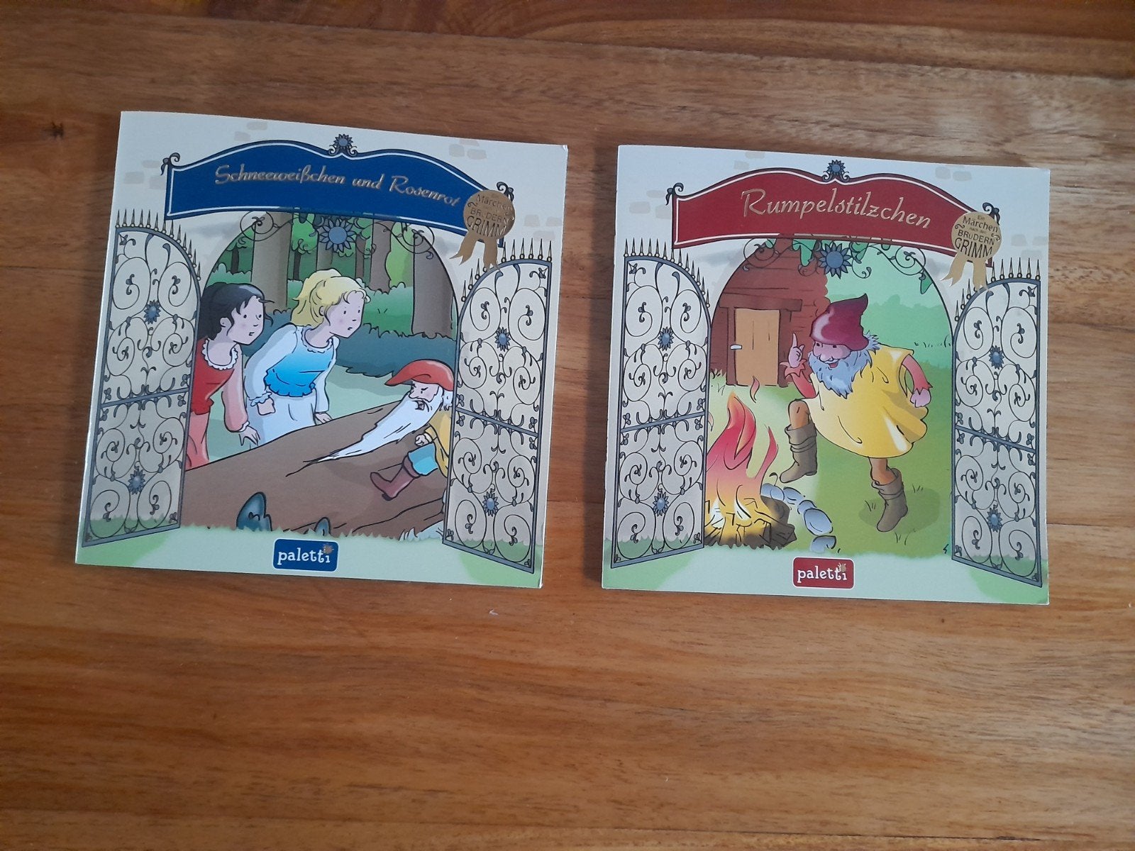 Duitstalige kinderboeken: Sneeuwwitje en Rumpelsti, Ophalen of Verzenden, Zo goed als nieuw, Gebroeders Grimm