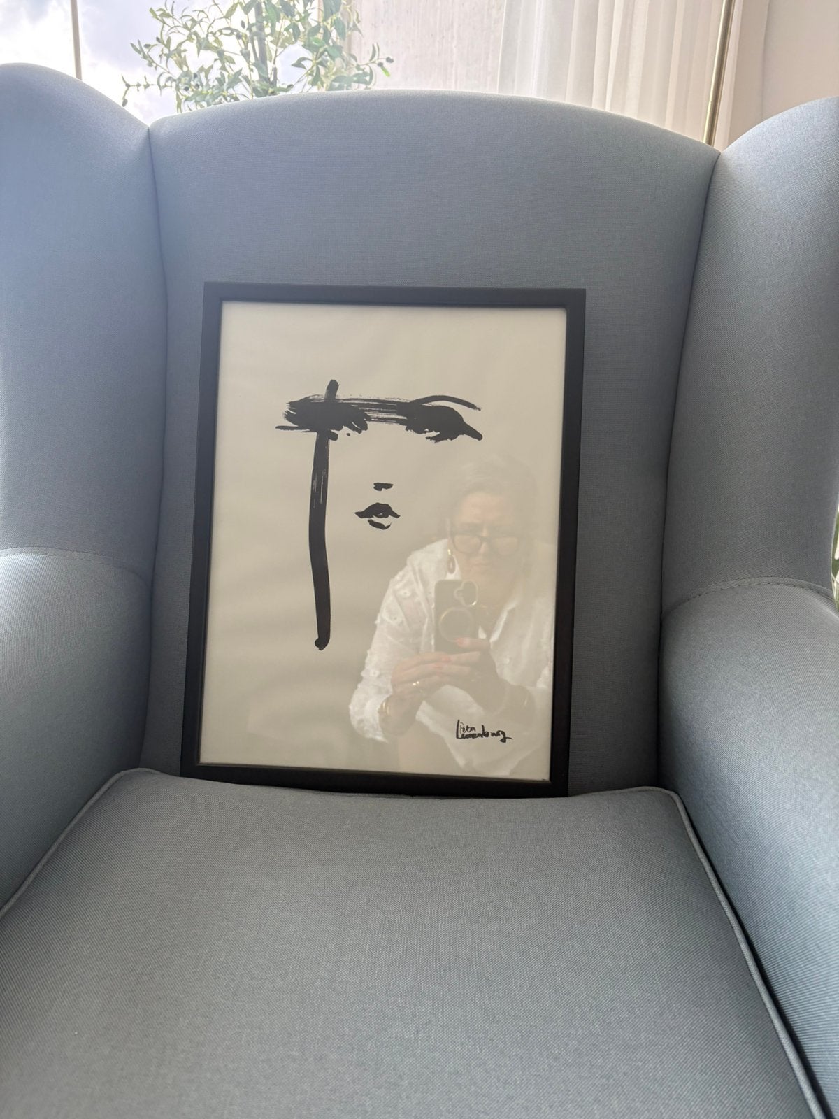 Leuk schilderij, Ophalen