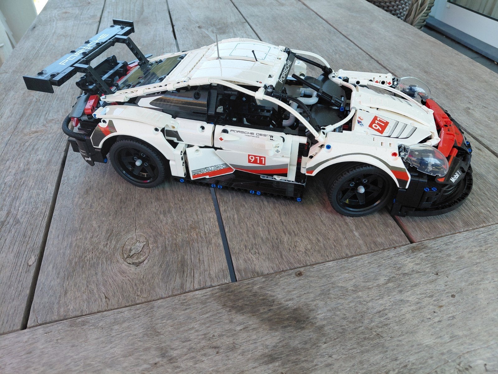 Porsche 911 RSR bouwmodel (geen Lego), Ophalen of Verzenden, Zo goed als nieuw, Overige merken