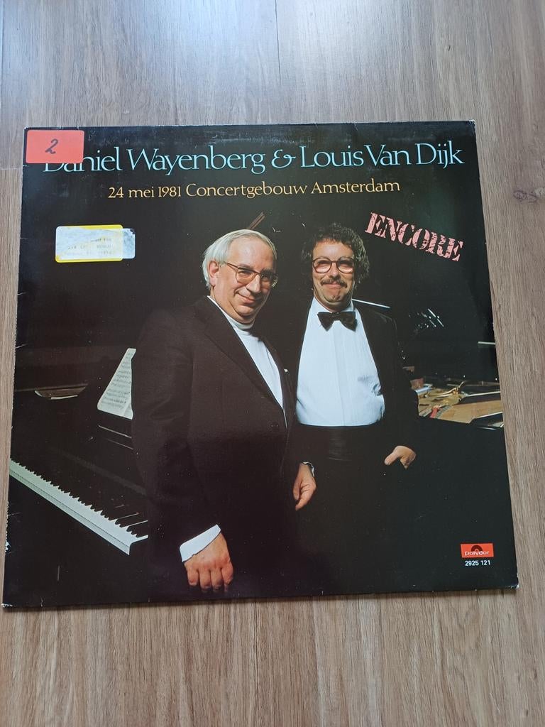 LP Vinyl - Daniel Wayenberg & Louis Van Dijk - Encore, Cd's en Dvd's, Vinyl | Overige Vinyl, Gebruikt, 12 inch, Ophalen