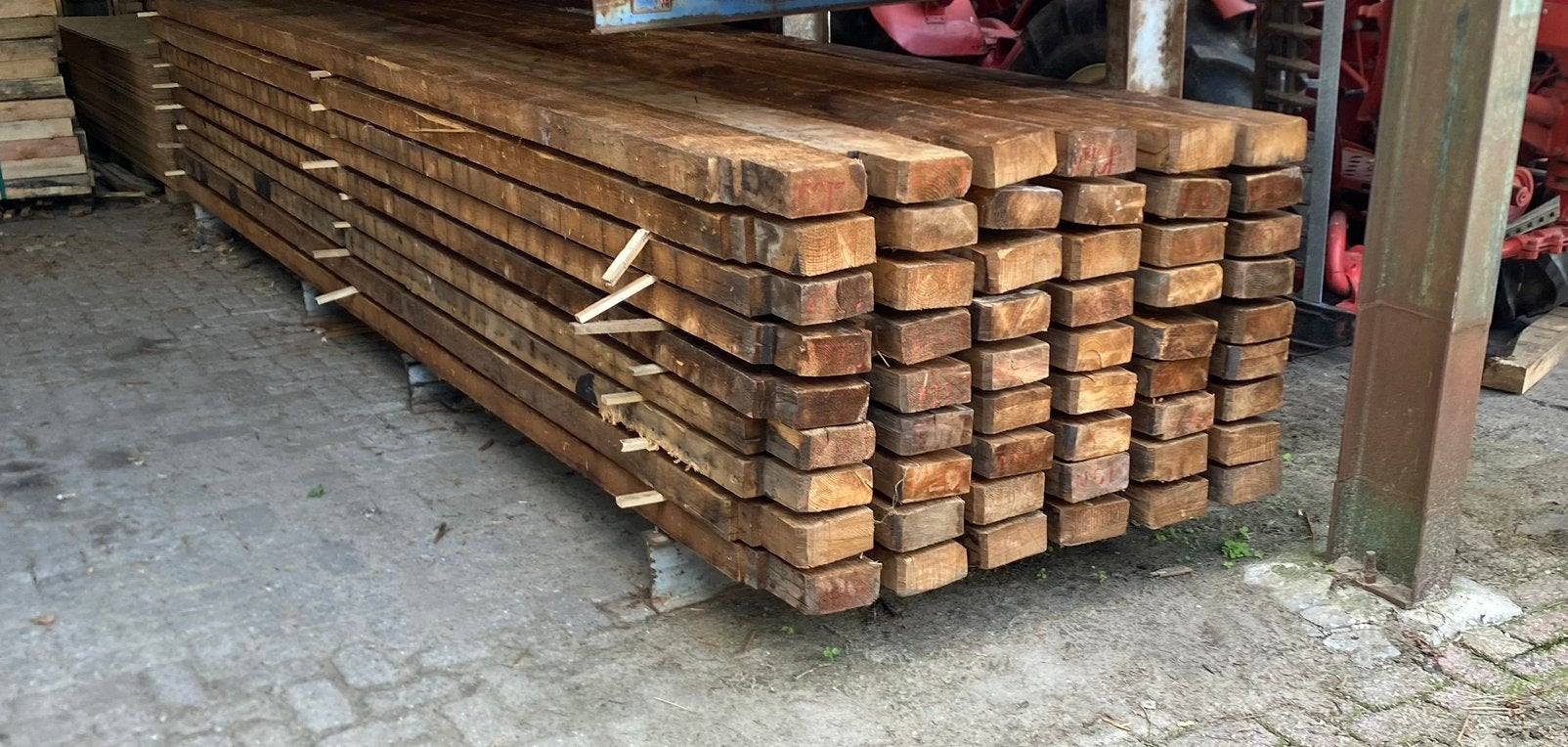 Gebruikte dak balken, Ophalen, Zo goed als nieuw, 250 cm of meer, Balken