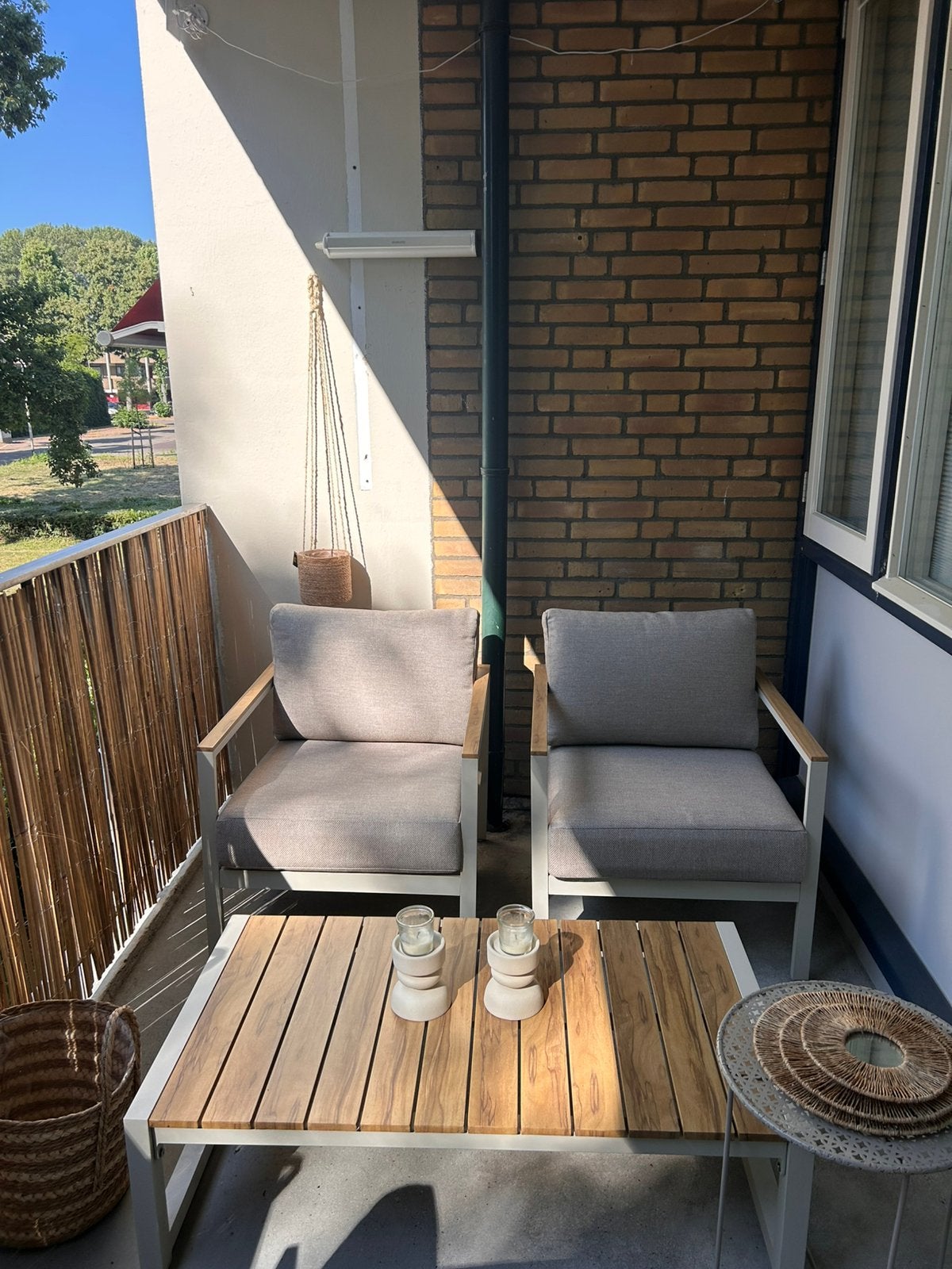 2 lounge stoelen, Tuin en Terras, Tuinmeubel-accessoires, Ophalen, Zo goed als nieuw