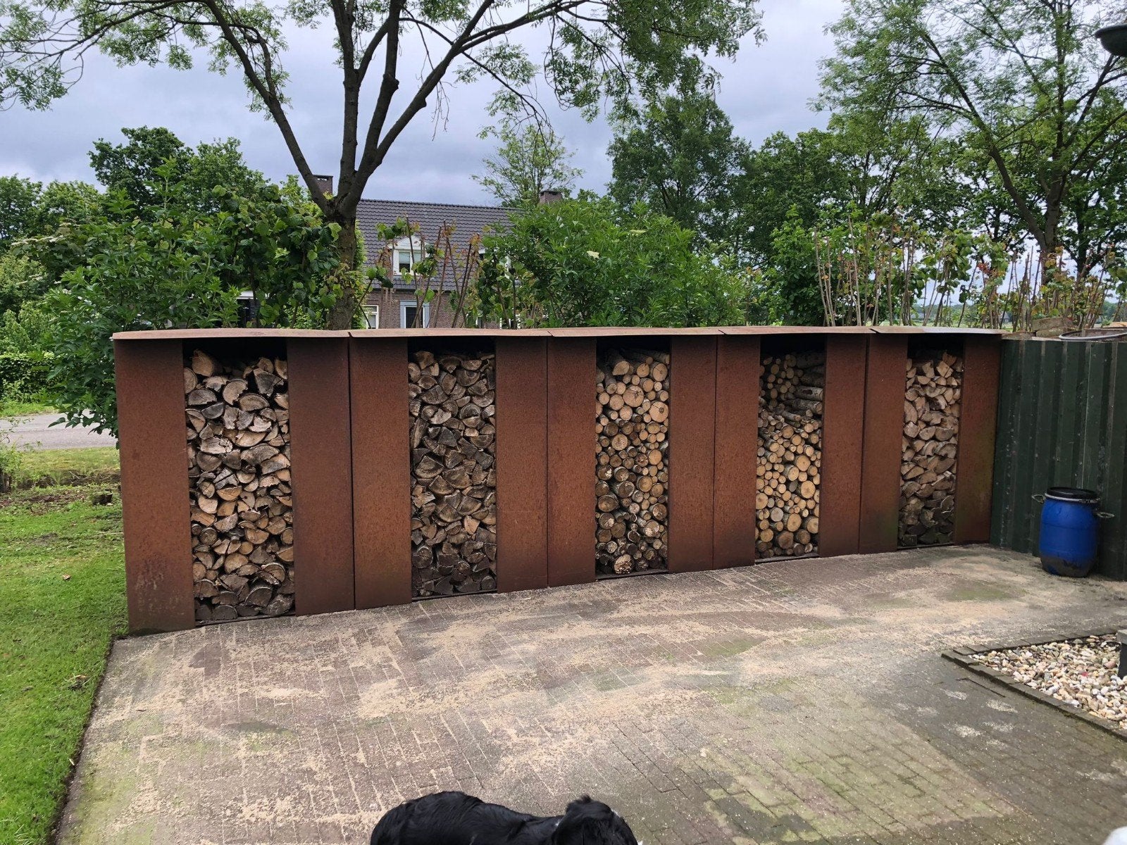 Cortenstaal bakken, 100 tot 150 cm, Ophalen of Verzenden, Metaal, 150 tot 200 cm