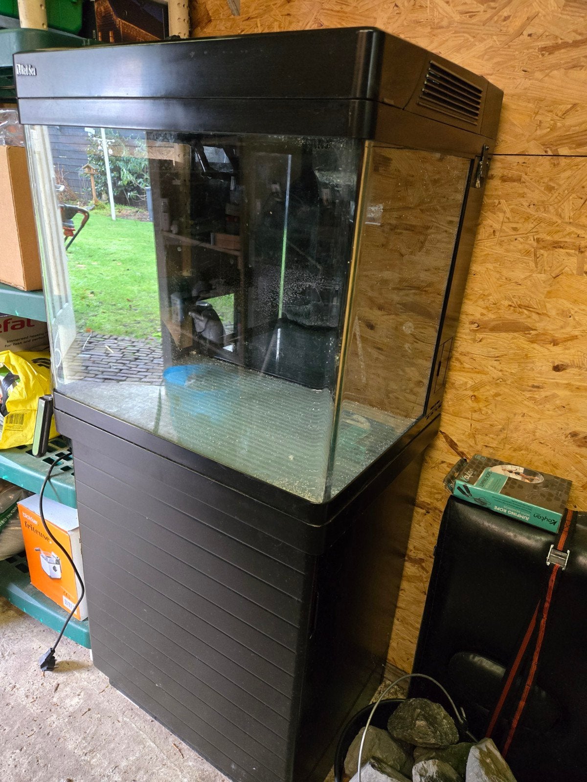 Red Sea Max 130D aquarium inclusief veel accessoires, Dieren en Toebehoren, Ophalen, Red Sea, Gebruikt, Inclusief deksel