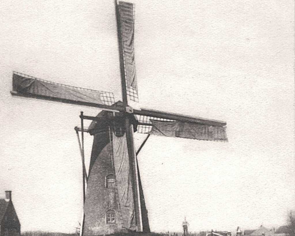 700412 Walcheren Klederdracht Molen Zeeland onbeschreven, Ophalen of Verzenden, Voor 1920, Ongelopen, Zeeland