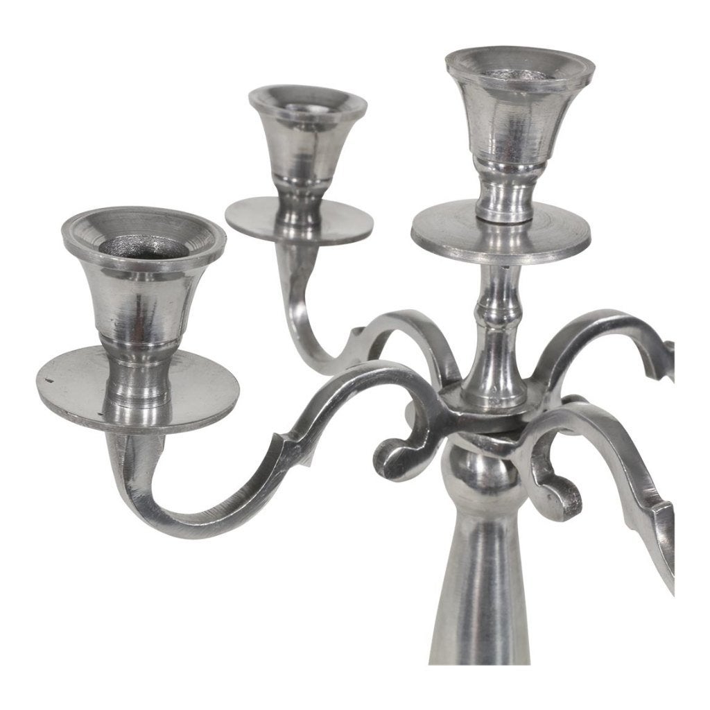 Kandelaar classic aluminium 41 cm, Info@edvonline.nl, Nieuw, Ophalen of Verzenden, Inductortraat 9b 3903 KA Veenendaal