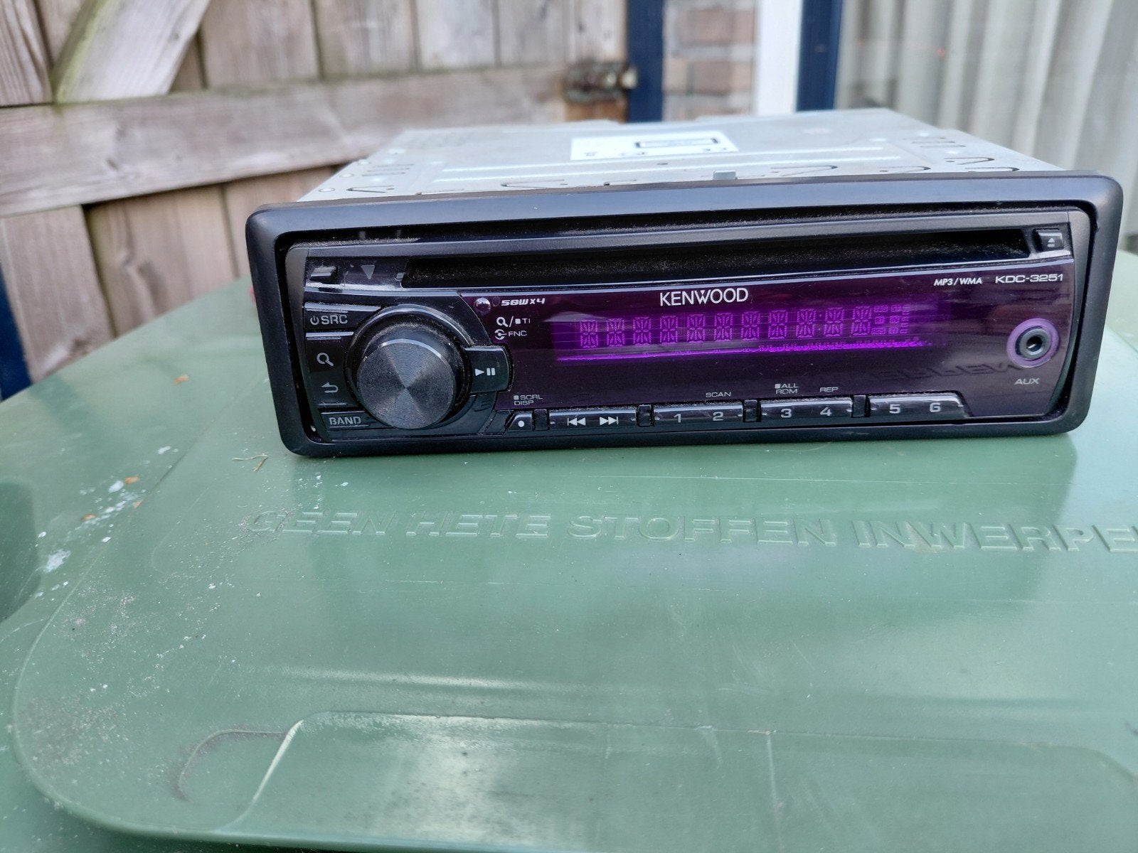 Kenwood autoradio/cd speler, Ophalen, Zo goed als nieuw
