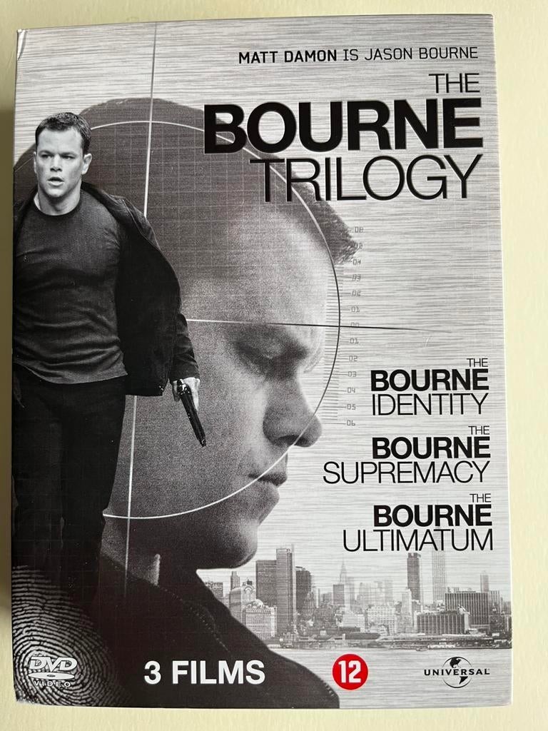 The Bourne trilogy DVD, Vanaf 12 jaar, Ophalen of Verzenden, Gebruikt