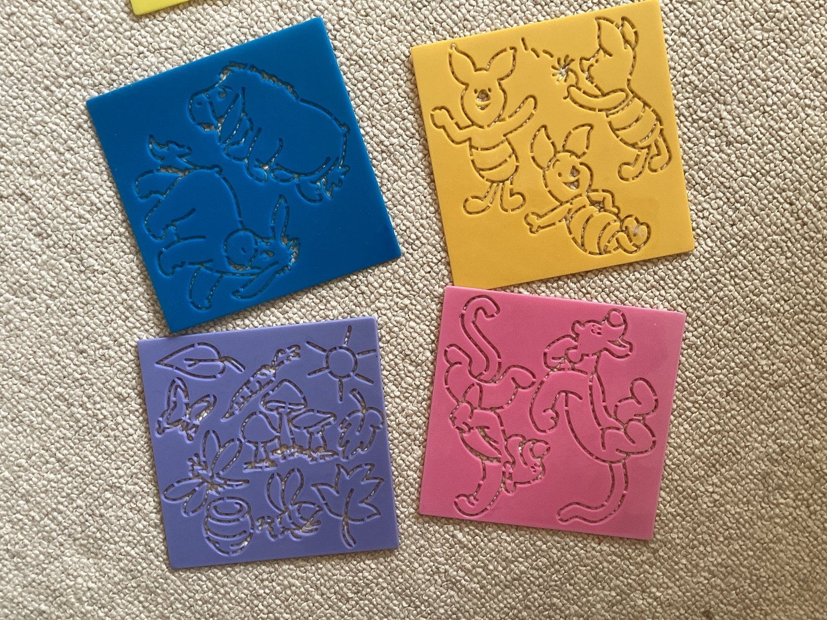 Disney Sjabloon 6x, Ophalen of Verzenden, Zo goed als nieuw, Pons of Mal