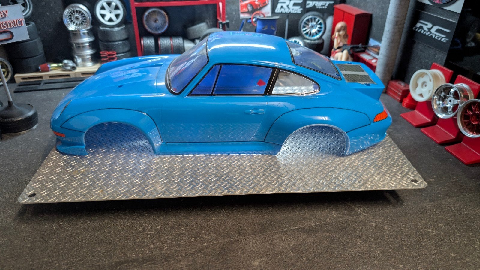 Tamiya Porsche gt2, Verzenden, Gebruikt, Auto onroad