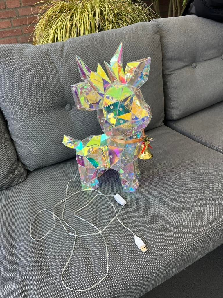 Lamp hert, herten lamp usb aansluiting, Verzenden, Zo goed als nieuw, Lamp