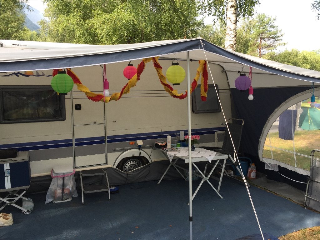 Dorema voortent, Ophalen, Gebruikt