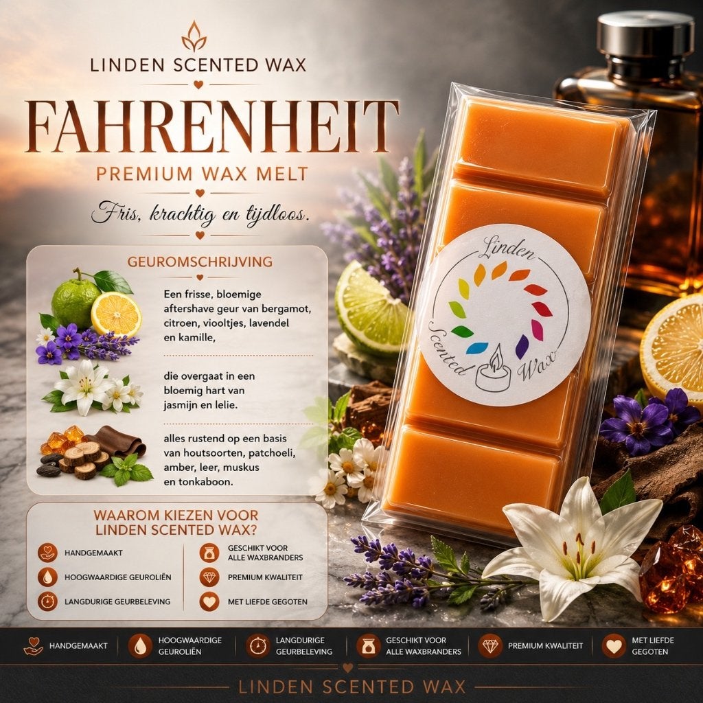 Waxmelts FAHRENHEIT aftershave geur waxmelt parfum snapbar, Ophalen of Verzenden, Nieuw, Was, Kaars