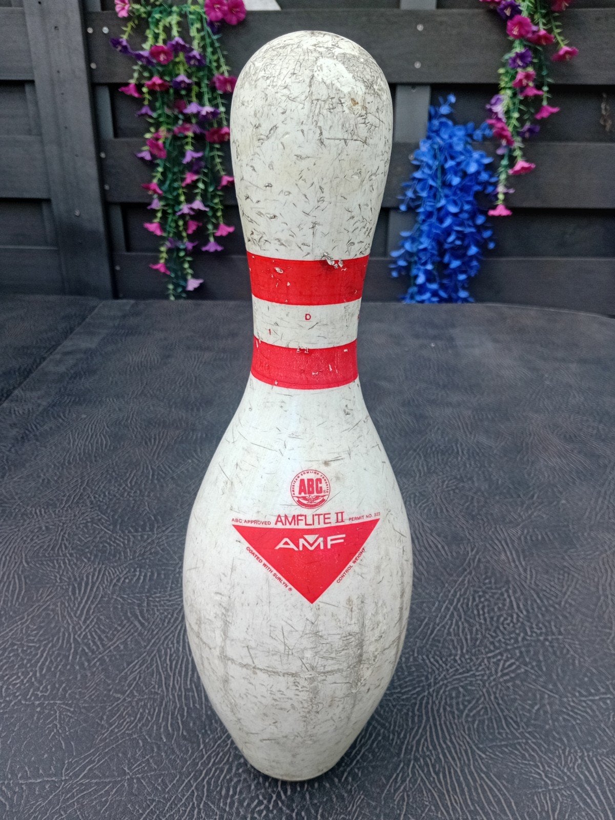 vintige  bowling   kegel  voor verzamelaar, Ophalen, Gebruikt, Overige typen