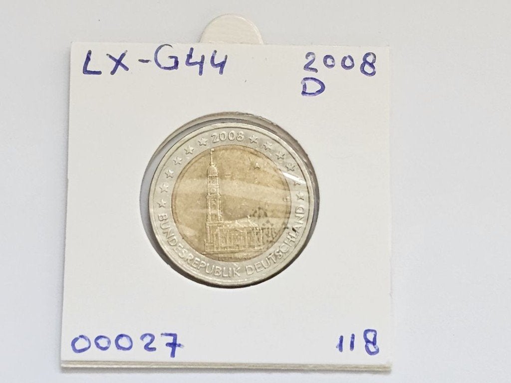 2-euromunt Duitsland (D) A 2008 Herdenking LX-G44, Postzegels en Munten, Munten | Europa | Euromunten, Ophalen of Verzenden, Duitsland