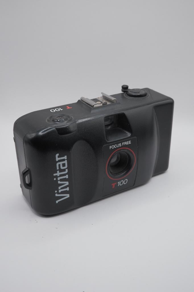 Vivitar T100 // analoge camera // 35 mm, Ophalen of Verzenden, Gebruikt, Compact, Overige Merken
