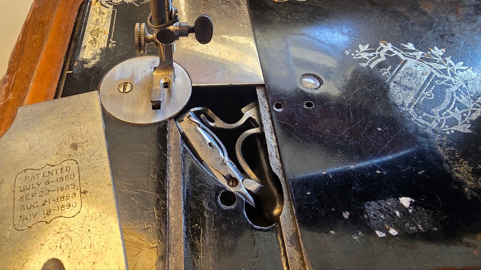 Antieke Singer Handnaaimachine Model 28 (1898), Ophalen of Verzenden