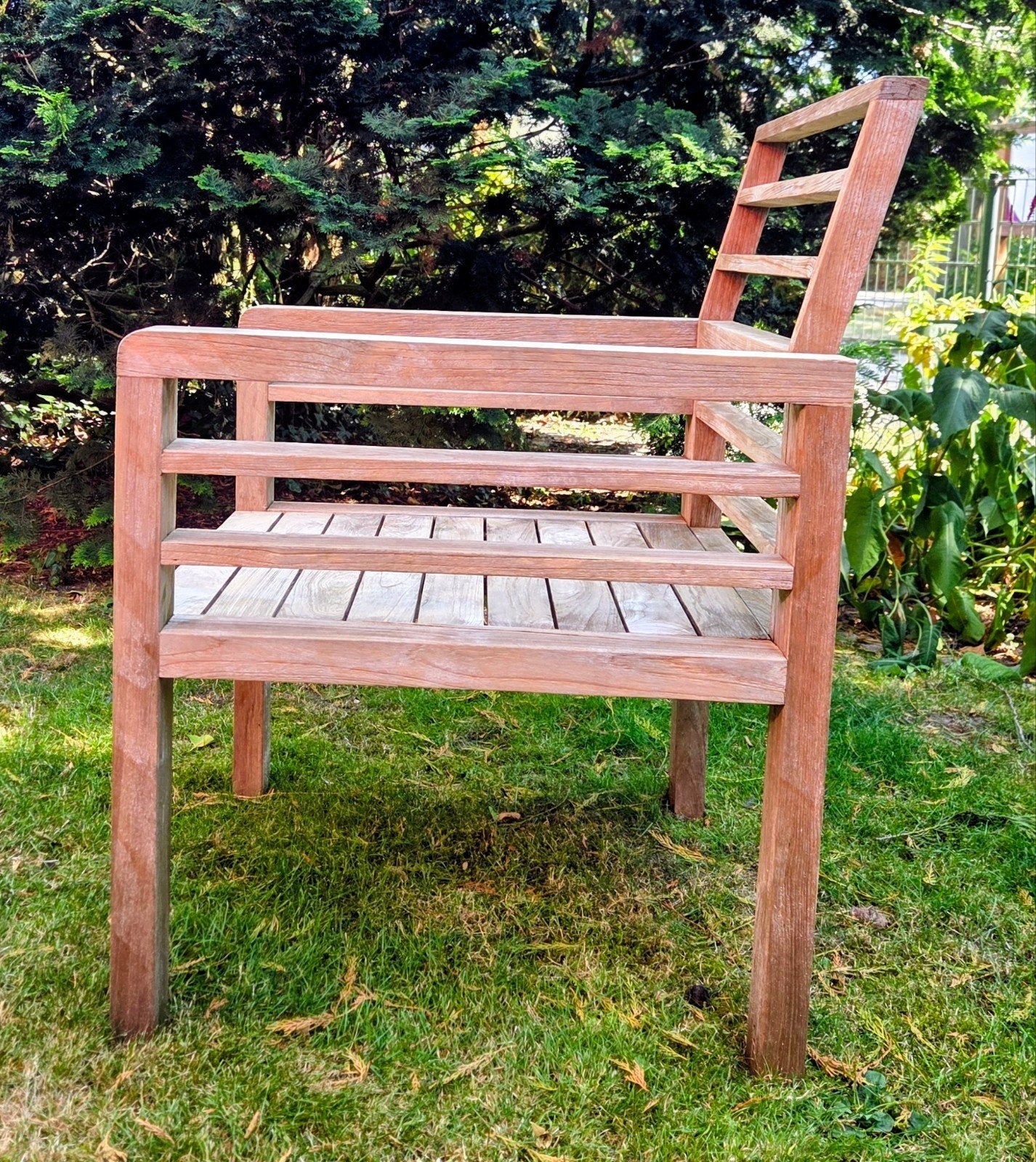 6 Allure Teakhouten Tuinstoelen - Robuust en Comfortabel, Ophalen of Verzenden, Gebruikt, Teakhout