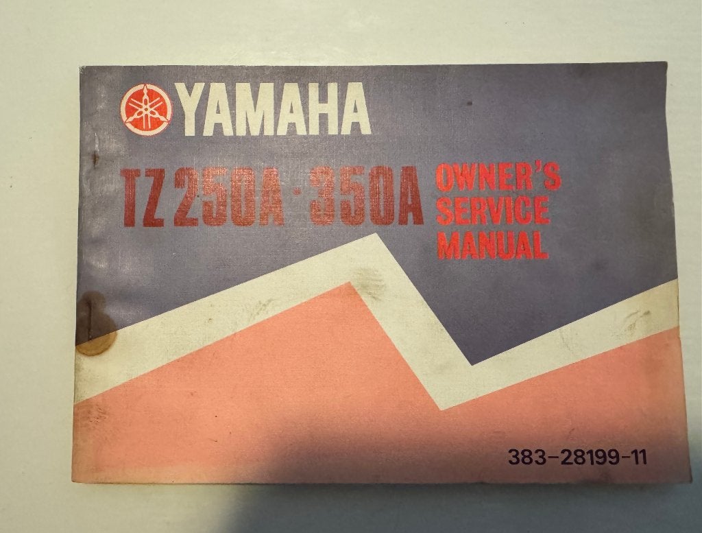 Yamaha TZ250A - 350A Service manual, Ophalen, Yamaha
