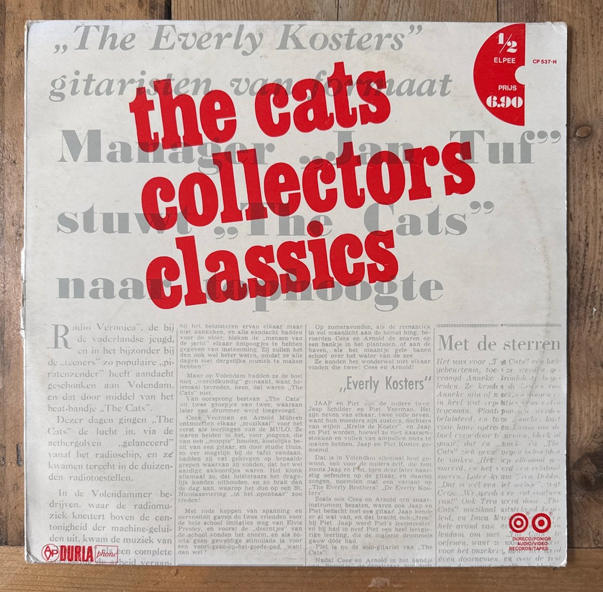 The Cats Collectors Classics LP + stickervel, LP, Gebruikt, Pop, Ophalen of Verzenden