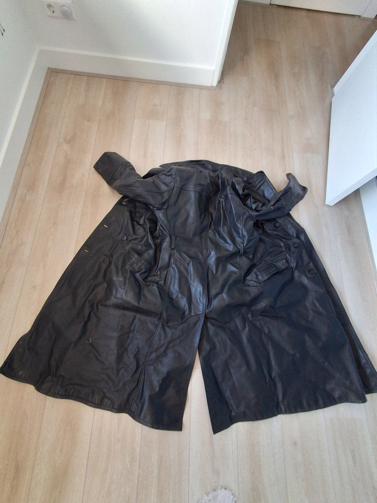 Leren jas 1959, Ophalen of Verzenden, Gedragen, Maat 56/58 (XL), Zwart