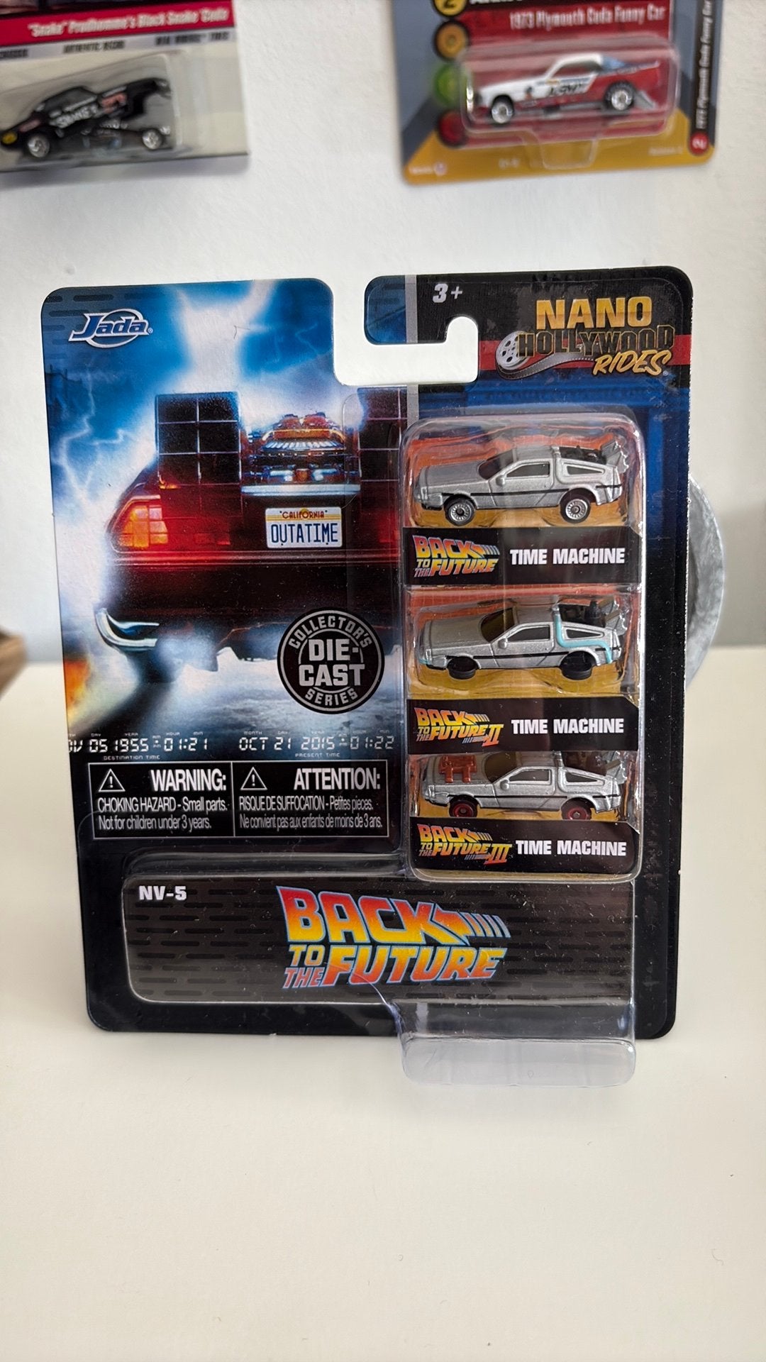 Jada Back to Future Time Machine Action Pack, Ophalen of Verzenden, Zo goed als nieuw, Auto