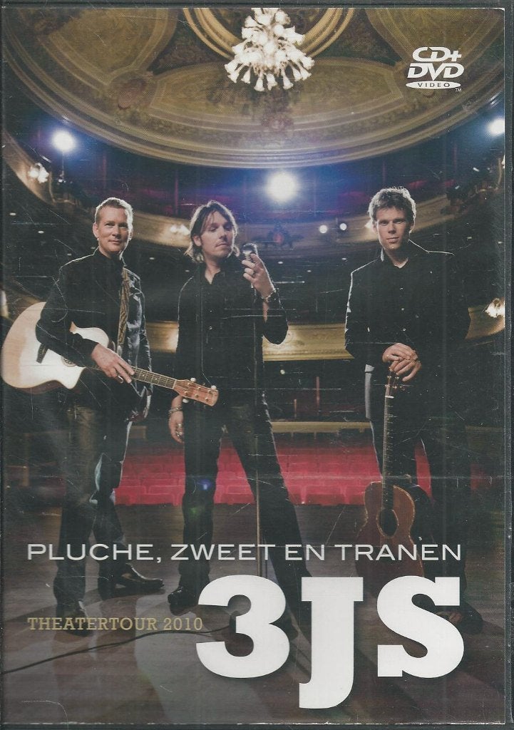 3JS - Pluche, zweet en tranen, theatertour 2010 ( + cd ), Cd's en Dvd's, Dvd's | Muziek en Concerten, Alle leeftijden, Ophalen of Verzenden