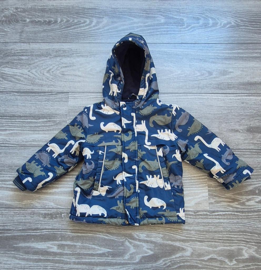 Leuke Dino Winterjas voor Kinderen, maat 98, Kinderen en Baby's, Kinderkleding | Maat 98, Gebruikt, Ophalen of Verzenden, Onbekend