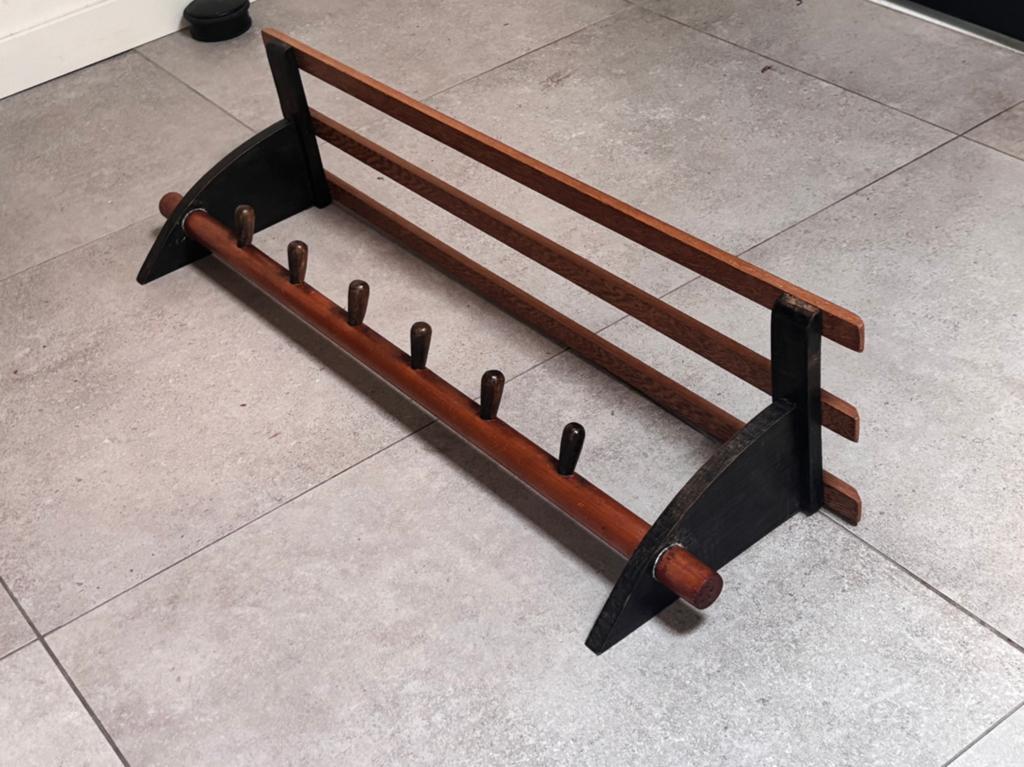 Art Deco/Amsterdamse School Kapstok Design, Art deco, Zo goed als nieuw, Minder dan 100 cm, Art deco
