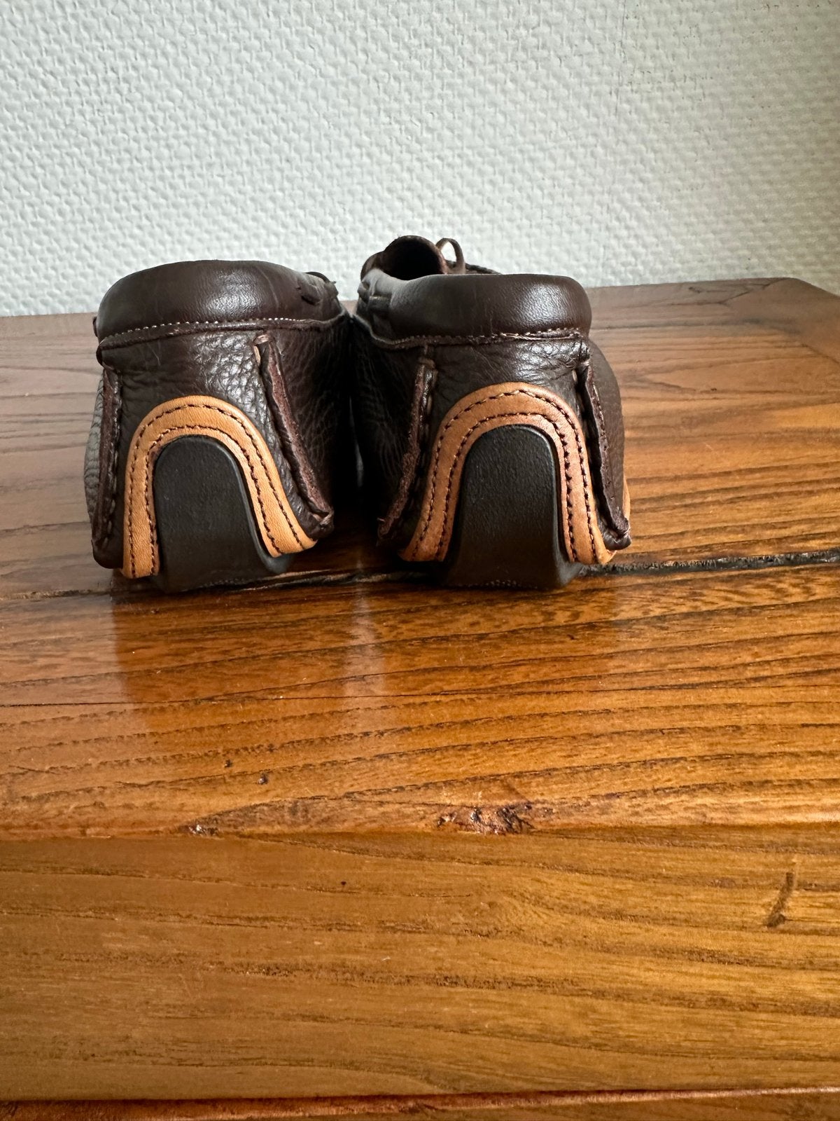 Praeses leren instapschoenen maat 41, Bruin, Zo goed als nieuw, Loafers, Ophalen