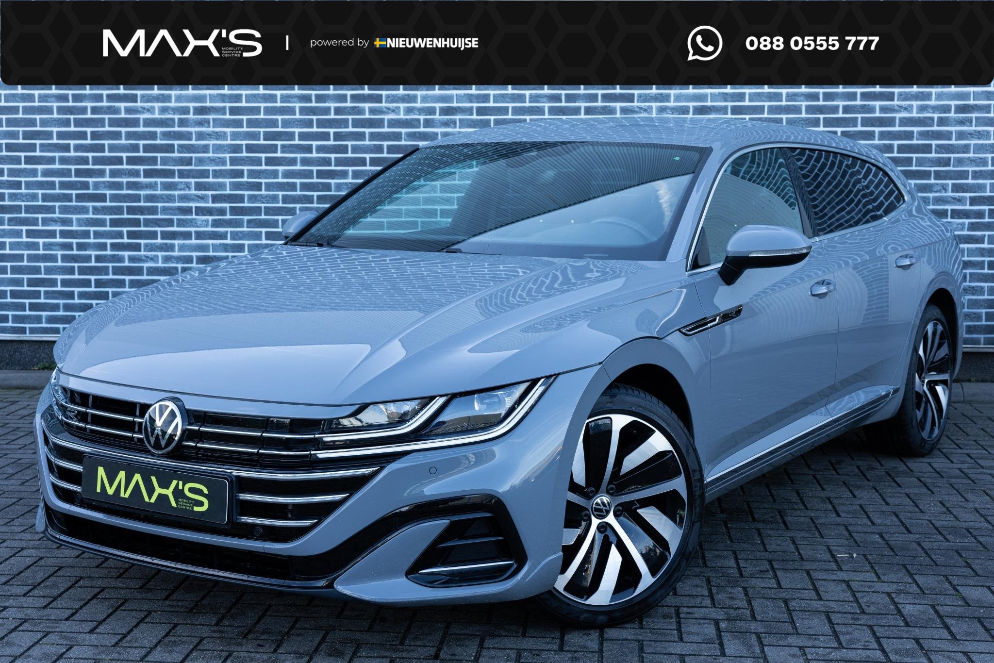 Volkswagen Arteon Shooting Brake 1.4 TSI eHybrid R-Line Busi, Auto's, Arteon, Gebruikt, Plug-in hybride, Verwarmde buitenspiegels