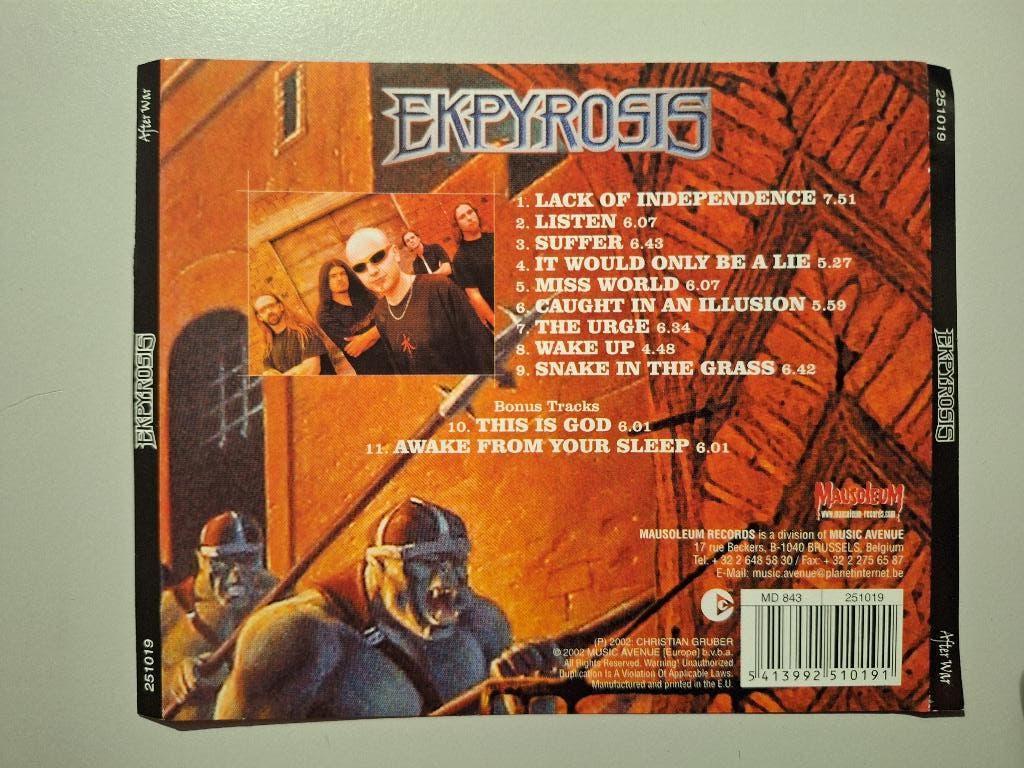 Ekpyrosis - After War (heavy metal), Ophalen of Verzenden, Zo goed als nieuw