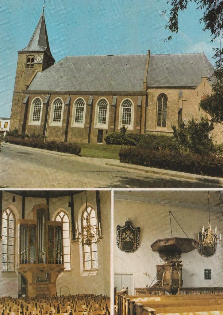GIESSENBURG Ned. Herv. Kerk, Verzenden, 1960 tot 1980, Ongelopen, Zuid-Holland