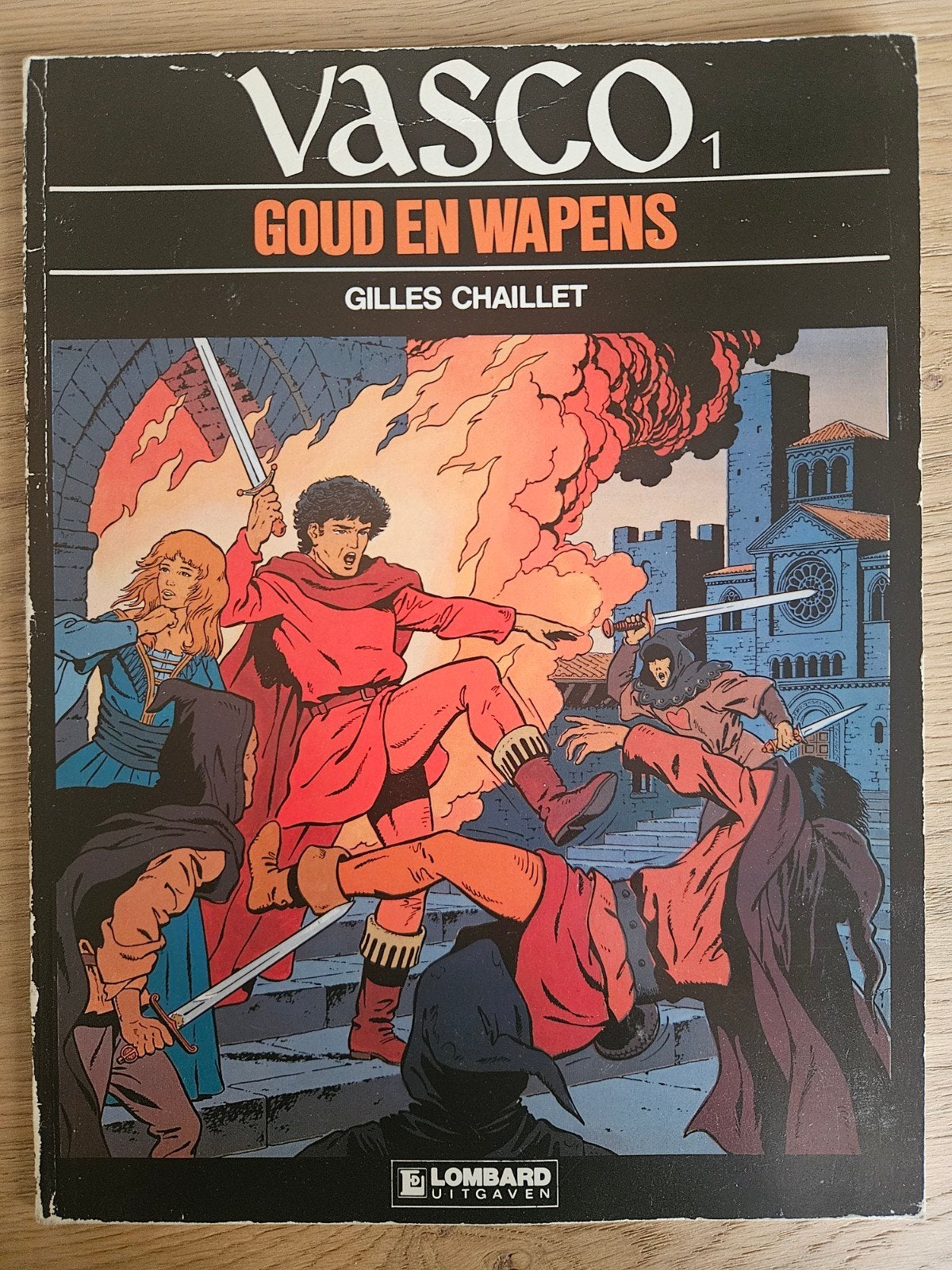 Vasco 1: Goud en Wapens - Gilles Chaillet, Eén stripboek, Ophalen of Verzenden, Gelezen, Gilles Chaillet