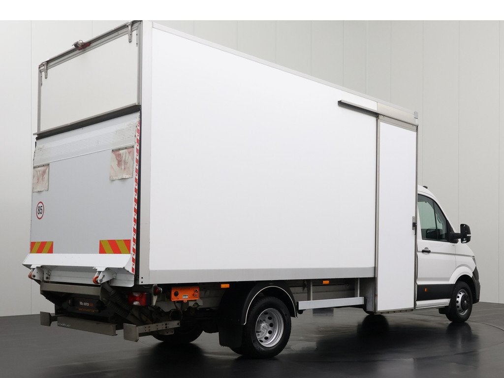 Volkswagen Crafter 2.0TDi 177PK Automaat Bakwagen+Laadklep |, Automaat, Stof, Zwart, Volkswagen