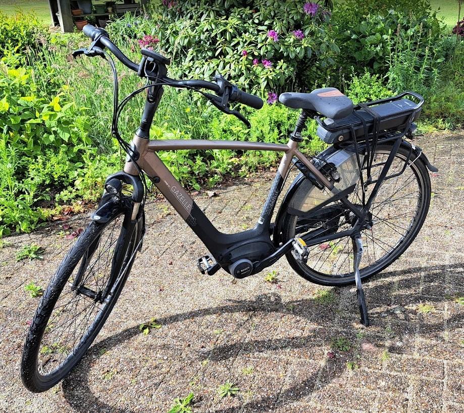 Gazelle Orange C7 plus met 500W accu, Ophalen, Zo goed als nieuw, 51 tot 55 cm, 50 km per accu of meer