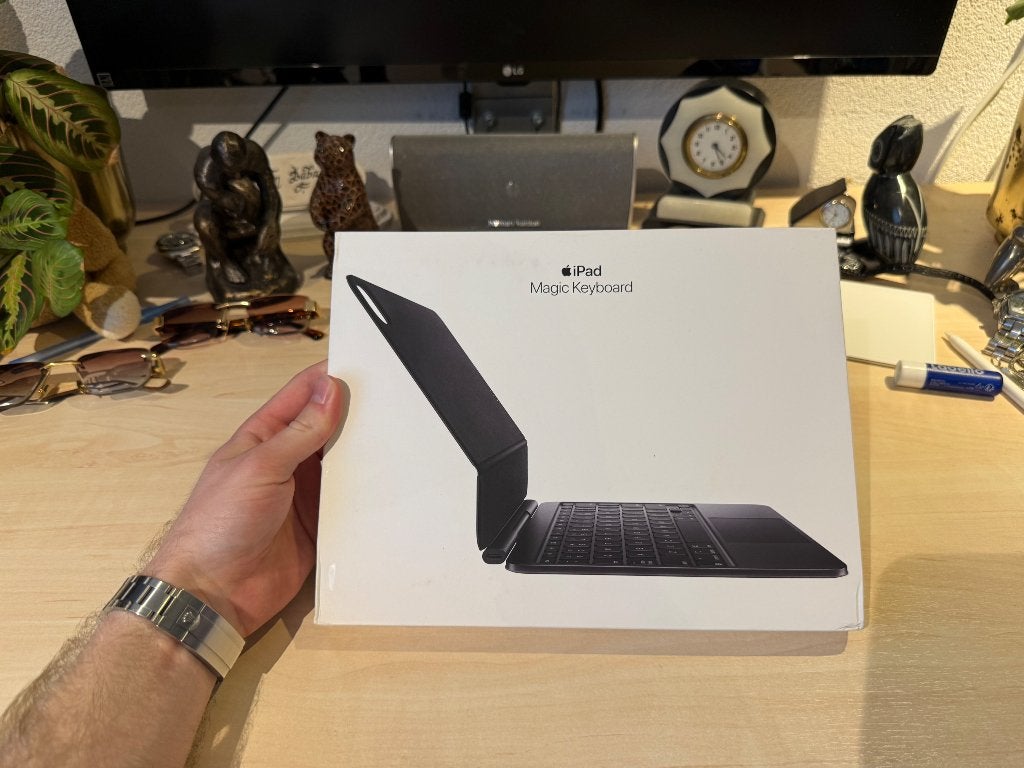 Magic Keyboard - M4 / M5 - iPad Pro - 11 inch, Ophalen of Verzenden, Zo goed als nieuw, 11 inch, Bescherming voor- en achterkant