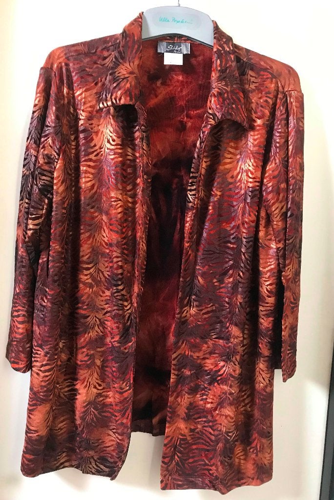 Slinky Brand USA blouse tuniek jasje mantel vest, maat 48/50, Kleding | Dames, Blouses en Tunieken, Verzenden, Zo goed als nieuw