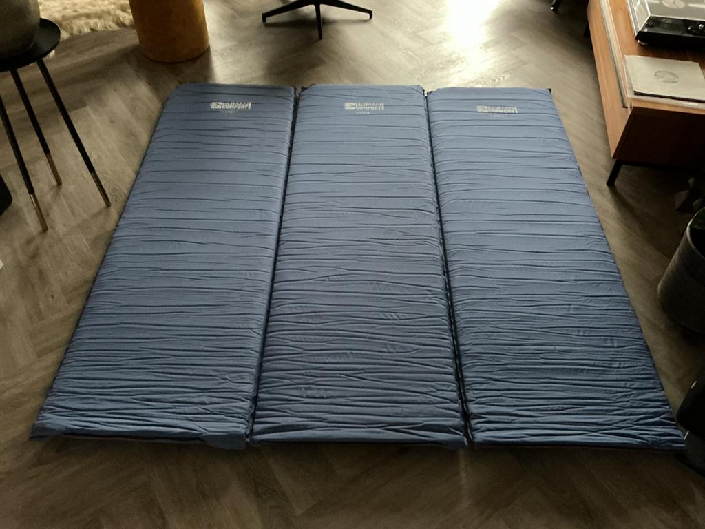 3x Human Comfort Slaapmatten, Caravans en Kamperen, Ophalen, Gebruikt, 1-persoons