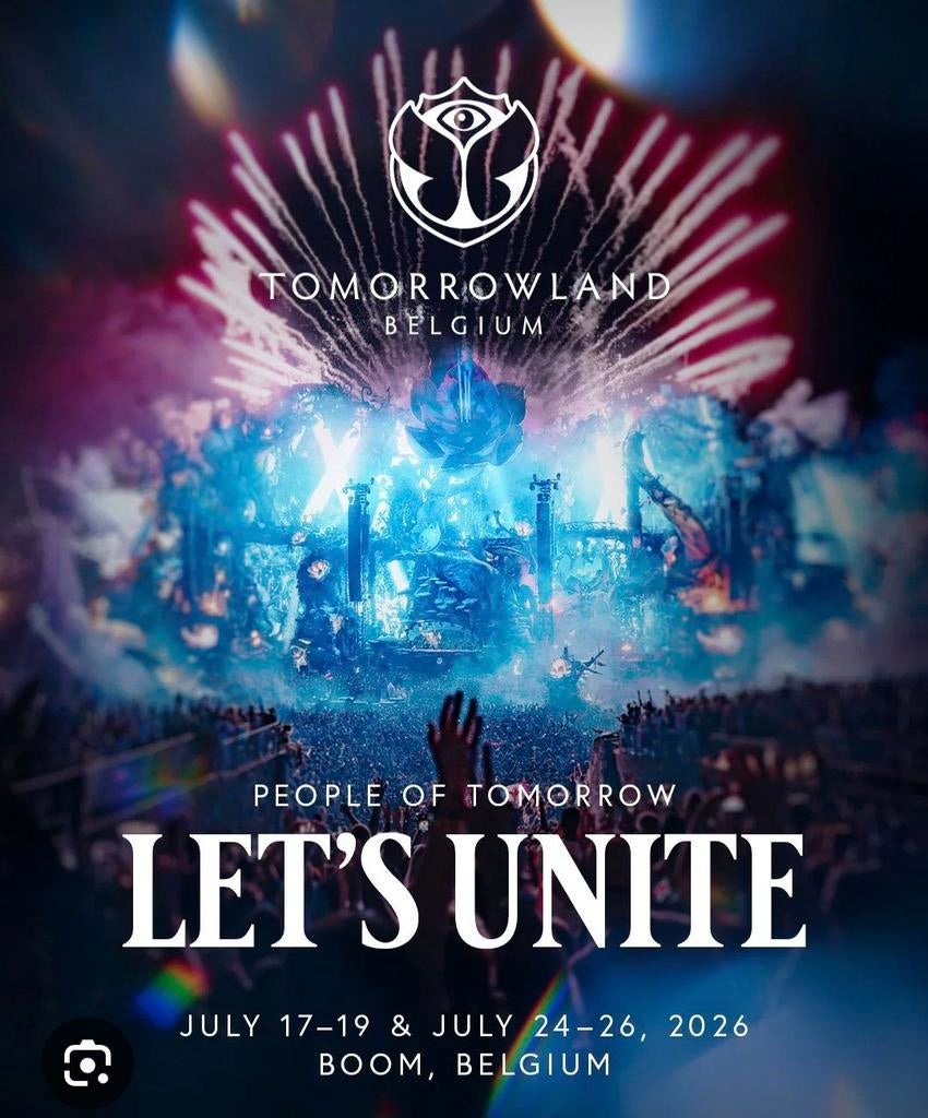 1x Magical Friday Weekend 1 Bracelet - Tomorrowland 2026, Eén persoon