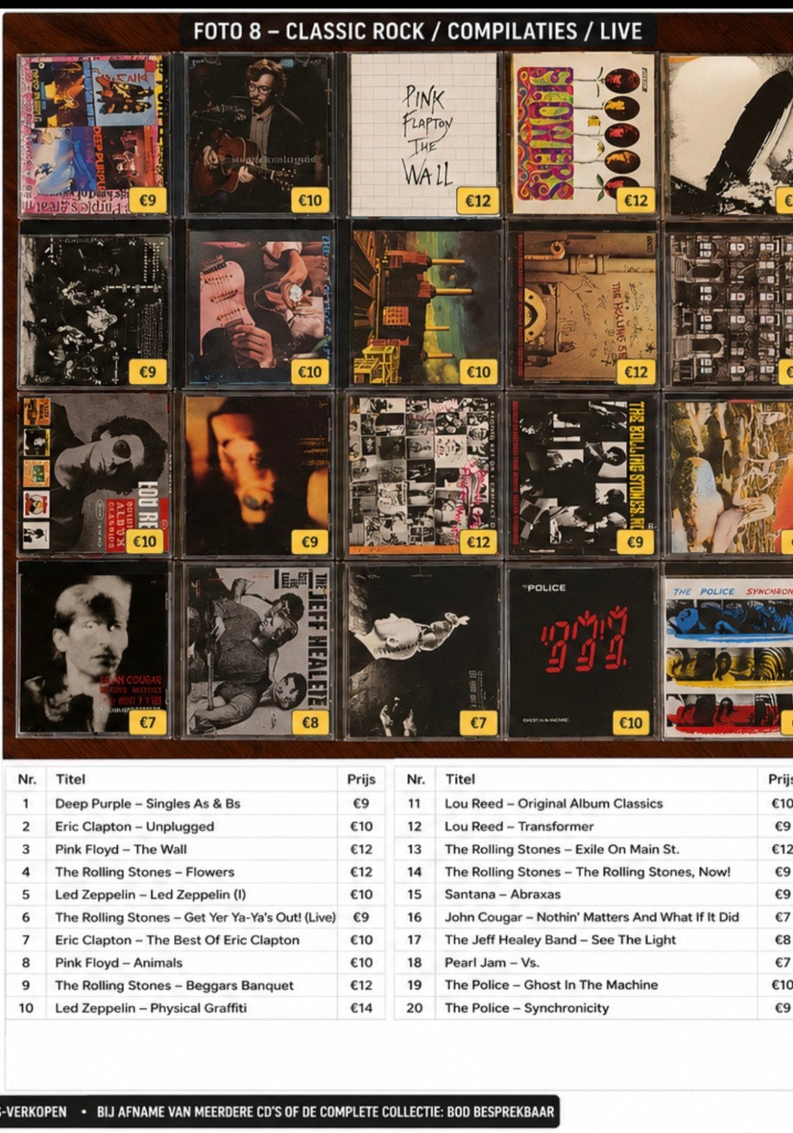 Collectie CDs 80 st, Verzenden, Zo goed als nieuw, Poprock