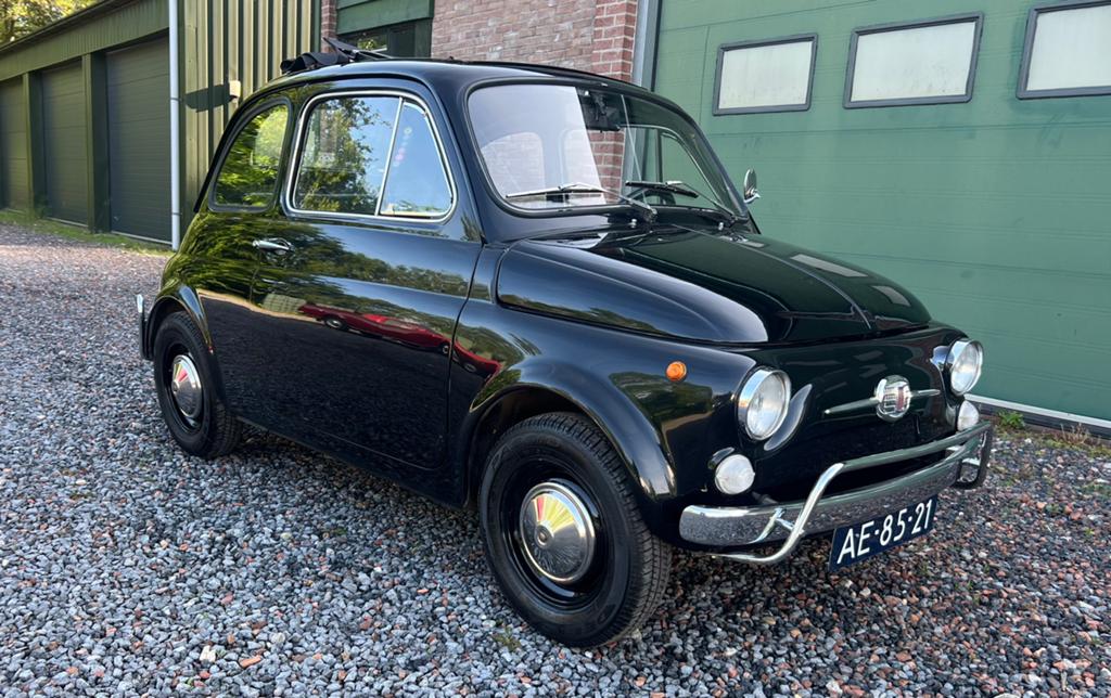 Fiat 500 Lusso, Zwart, Zwart, Bedrijf, Handgeschakeld