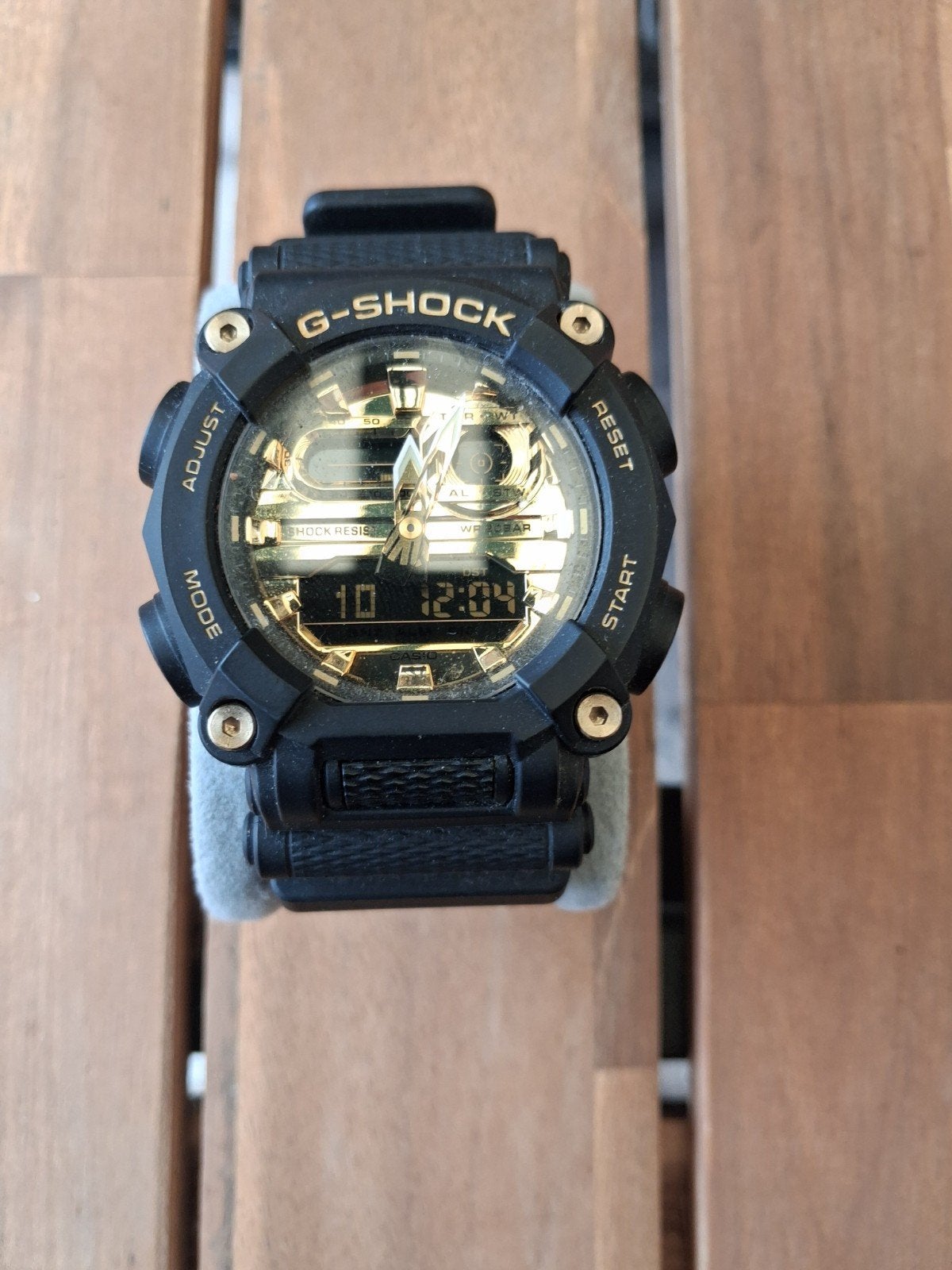 Casio G-Shock Polshorloge Zwart/Goud - Zo goed als nieuw, Casio, Kunststof, Polshorloge, Kunststof