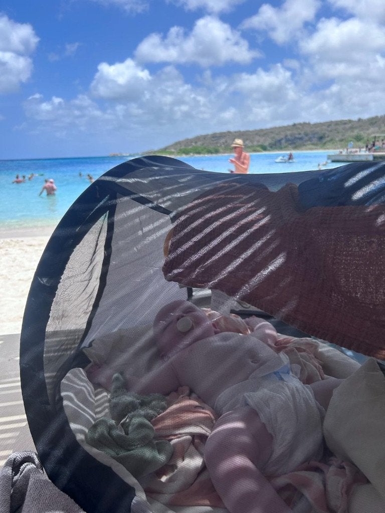 Deryan Baby schaduwtent, Ophalen, Gebruikt